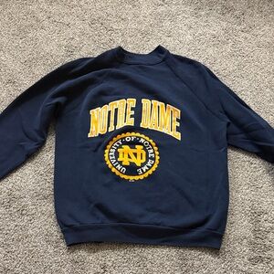 Notre Dame high neck vintage crewneck